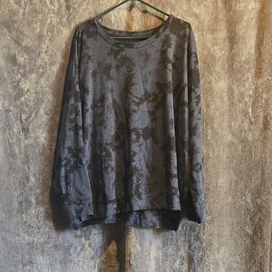 Terra & Sky Black Tie-Dye Sweatshirt